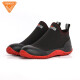JollyWalk Water Shoes Women's Low-top Fashion Rain Shoes Waterproof Rain Boots Overshoes JW238 Fashion Black Red 37