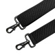Xuyun men's 4-clip suspenders 3.8CM wide X-shaped corn pattern elastic suspenders black hook buckle X-shaped black leather black hook buckle-dark gray