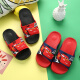 DISNEY Disney children's slippers boys comfortable bathroom home baby slippers cartoon children's slippers middle child red 2251090