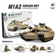 
Compatible with Lego building blocks military wood 7-10-year-old boy toys birthday gift assembled building blocks tank aircraft carrier M1A2 tank [1463 particles]