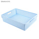 SIMAA Super Hot Style A4 Morandi Document Basket/Information Box/Storage Box/Document Basket Financial Voucher Invoice Document Invoice Sky Blue 6345