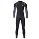 ZCCO's new 1.5mm wetsuit men's one-piece surfing suit sun protection winter swimming warm snorkeling suit swimming jellyfish suit black gray M