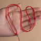 Ningxinge pendant lanyard hand-woven red rope necklace rope jade jade pendant pendant rope men and women adjustable temperament black丨1.5mm