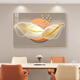 Mo style restaurant decorative painting modern minimalist dining room banner hanging painting light luxury dining room background wall kitchen mural no punching three meals four seasons 60*40cm crystal porcelain