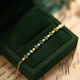 COASZE 18k gold emerald and diamond bracelet set with colorful gems and diamond jewelry for women to give to their besties emerald bracelet