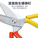 Wanhong Industrial Scissors Stainless Steel Clothing Leather Cutting Cloth Paper Tailor Scissors Multifunctional Office Kitchen Scissors Stainless Steel P01 Scissors 25.3CM Buy Five Get One Free