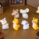 Gelun's twelve zodiac signs creative micro-landscape cartoon ornaments simulated animals tiger snake monkey horse sheep pig children's small dolls cute twelve zodiac signs 12-piece combination pack