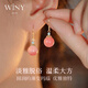 The only (Winy) 925 silver earrings for besties, wives, and mothers as birthday gifts for girls to show their temperament, niche and high-end earrings