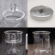 Honghu glass kettle lid teapot with lid teapot lid single lid accessories tea leakage tea filter teapot liner steaming tea liner 500ml teapot glass lid