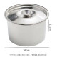 Winning stainless steel cans, food-grade flavor cups with lids, condiment jars, chili oil cans, large-capacity lard cans and condiment basins