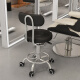 Huakai Star Bar Chair Home Lift Bar Stool Bar Chair Reception Chair Swivel Chair HK106 Black Backrest