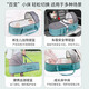 Danilove baby carrier portable out-and-out carrier bed baby bed in bed newborn car safety bassinet blue extended version + safety belt