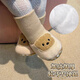 
Xianzheyi Spring and Autumn Winter Baby Shoes and Socks Newborn Baby Keep Warm and Fleece Steps Front Shoes Men and Women Soft Soles Don't Fall Shoes 0-1 Years Printed Bear-[Fleece Winter Style] Inner Long 13CM 9-13 Months