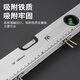 LSNUO strong magnetic level high-precision leveling instrument tool mini small strong magnetic level anti-fall solid cast aluminum measuring ruler professional grade strong 8 magnetic strips 600mm
