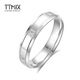 TTMIX platinum ring pt950 Roman numerals platinum fashionable men's and women's wedding rings plain ring wedding rings custom deposit please contact customer service for details