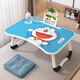 Student quarter bed small table foldable dormitory laptop table student upper bunk bedroom cartoon writing study desk Kurome flat style