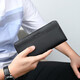 Goldlion Casual Fashion Cowhide Men's Bag Long Wallet Multi-Card Slot Clutch Gift Box Birthday Gift for Dad