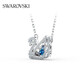 Swarovski (SWAROVSKI) 125th Anniversary Limited SWAN Classic Blue Swan Necklace Birthday Gift for Women