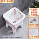 Mop pool balcony small ceramic wash mop pool mop pool household bathroom floor mop bucket automatic drain 35 cm manual drain integrated molding