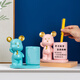 Big Cat Diary Inspirational Pen Holder Ornaments Birthday Gifts for Girls 12 Years Old Girls Junior High School Students Male Classmates 18 Years Old Adult Gift Orange Bear Pen Holder + Hand Gift Box Jingcangfa-Next Day Delivery