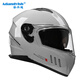 Adandyish new national standard Class A 3C adult full-face helmet motorcycle helmet winter double-mirror motorcycle helmet for all seasons 168 gray