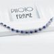 Nianfu sapphire bracelet women's s925 silver new style versatile pavé blue zircon tanzanite crystal bracelet 925 hand