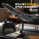 Yunya avion télécommandé jouet avion de chasse résistant aux chutes pour garçon modèle électrique hélicoptère cadeau d'anniversaire pour enfants 3-6-14 ans 34 cm J-20 support d'avion de chasse coffret cadeau cadeau de fête des enfants boîte de couleur