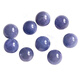 DRJEFUN natural tanzanite single bead, tanzanite loose bead, fashionable women's crystal bracelet diy round bead spacer bead accessories, selected 6mm one