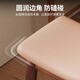 HASAYOVA solid wood makeup stool dressing table stool saddle stool home bedroom internet celebrity makeup chair simple soft seat square bench solid wood saddle stool walnut color-light gray surface