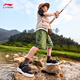 Li Ning children's shoes sandals for boys and girls, lightweight, breathable and comfortable sports shoes, black-3 31