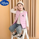 Disney children's cotton vest for men and women, baby cotton vest, autumn and winter new style, thickened cotton vest for small and medium-sized children, dark blue 120 (recommended height 100-110)
