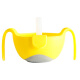 b.box straw bowl children's tableware three-in-one anti-fall complementary food bowl baby soup bowl snack bowl 480ml lemon yellow