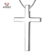 Aido Diamond Platinum Cross Pendant pt950 Platinum Glossy Men's and Women's Pendant Men's Customizable Large Pendant 9.4-9.6g + Delivery Leather Cord