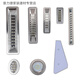 Geeignetes Bereich Hauben Lampenzubehör LED kaltes Licht Beleuchtung integrierter Herd Universal Long Light Square Light Round Light 1-3#12033 All Edelstahl kleines quadratisches Licht