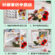 Hua Anjia dried flower embossed photo frame acrylic transparent embossed handmade diy material package plant leaf specimen painting Teacher's Day 20*20cm acrylic photo frame embossed 1 pair other sizes