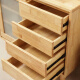 Huilejia sideboard Nordic solid wood sideboard Japanese style simple modern restaurant storage cabinet multi-functional tea storage cabinet