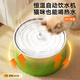 Hanchang constant temperature cat water dispenser flow heating ceramic automatic circulation yogurt machine dog water drinker water bowl pet [constant temperature heating model] white big face cat 1.8L (safety and anti-dry burning)