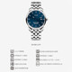 Titoni Watch Men's Master Series Автоматические механические швейцарские мужские часы 41-мм стальной ремень Blue Disc 83188-S-679
