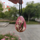 ZHIMO insect specimen water drop amber pendant marine children's creative jewelry male and female student couple crystal necklace double starfish luminous