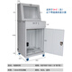 Industrial PC mobile industrial computer cabinet vertical dust-proof computer cabinet CNC machine tool workshop dust-proof cabinet ZXHC02 gray-wheeled/assembled model suitable for 17~21.5 65x60x150cm