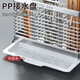 Jingwu chopstick barrel 304 stainless steel wall-mounted punch-free drain rack spoon rack storage rack