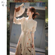 Keyin Horse Face Skirt Full Set New Chinese Style Dress 2025 New Autumn Suit Women's National Style Improved Cheongsam Long Skirt 5315 Top + Skirt XL