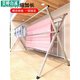 Clothes drying rack outdoor folding clothes drying rack floor-standing indoor home balcony bedroom stainless steel outdoor cool telescopic rod type quilt drying artifact flagship extra thick model 1.6 meters stainless steel reinforcement more durable large