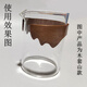 Fantasy glass cup cover protective cover wooden cup anti-scalding ring glass cup anti-scalding cover thermal insulation cover anti-slip water cup ring protection wooden cover 6624 coffee color