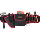 Sailoto multifunctional tool belt bag Oxford cloth thickened tool bag small hanging bag electrician tool storage belt men's black belt men's black