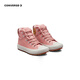 Converse Converse children's shoes girls' boots plus velvet to keep warm winter new children's shoes pink 32 recommended foot length 19.5cm