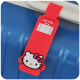 Luggage signage cartoon creative cute silicone flight attendant luggage tag label boarding pass suitcase tag orange little lion (2 pieces)