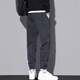 啄木鸟休闲裤男宽松束脚秋季新款哈伦潮流工装百搭运动长裤子男 9859灰色加绒+9859灰色加绒 M