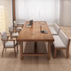 Changdagui solid wood large desk home de-living room long table computer desk office study writing table conference table workbench standard version 220*90* height 75 thickness 8cm package delivery