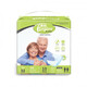 Kanglang adult diapers, elderly diapers, adult unisex sports care diapers for the elderly, 2 packs, medium size M (10 pieces)